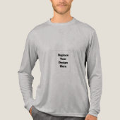 Erstellen Sie Ihr eigenes Weiß Tri-Blend Shirt (Vorderseite)