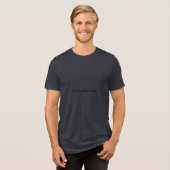 Erstellen Sie Ihr eigenes Weiß Tri-Blend Shirt (Vorderseite voll)