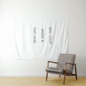 Erstellen Sie Ihr eigenes Weiß Wandteppich (Beispiel (Horizontal))
