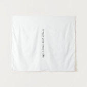 erstellen Sie Ihr eigenes Weiß  Wandteppich (Vorderseite (Horizontal))