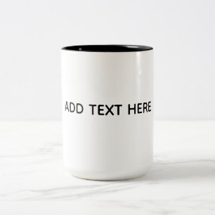 Erstellen Sie Ihr eigenes Weiß  Zweifarbige Tasse