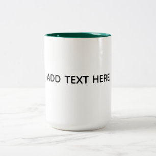 Erstellen Sie Ihr eigenes Weiß  Zweifarbige Tasse