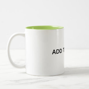 Erstellen Sie Ihr eigenes Weiß  Zweifarbige Tasse