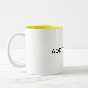 Erstellen Sie Ihr eigenes Weiß  Zweifarbige Tasse