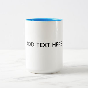Erstellen Sie Ihr eigenes Weiß  Zweifarbige Tasse