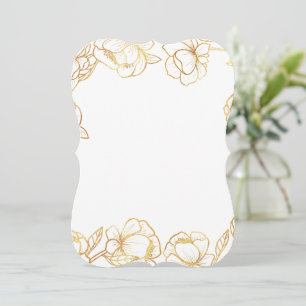 Erstellen Sie Ihr eigenes weißes Elegant Save The Date