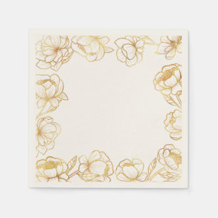 Erstellen Sie Ihr eigenes weißes Elegant Serviette