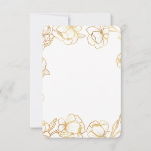Erstellen Sie Ihr eigenes weißes Elegantes RSVP Karte