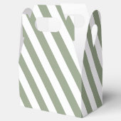 Erstellen Sie Ihr eigenes, weißes, weiße Streifen  Geschenkschachtel (Geöffnet)