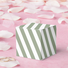 Erstellen Sie Ihr eigenes, weißes, weiße Streifen  Geschenkschachtel