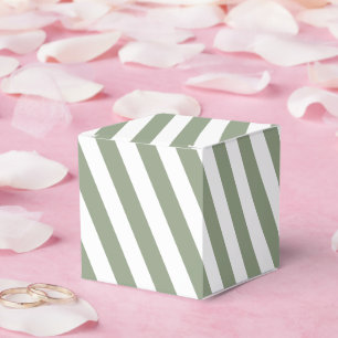 Erstellen Sie Ihr eigenes, weißes, weiße Streifen  Geschenkschachtel