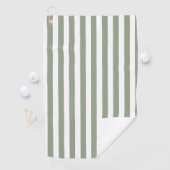 Erstellen Sie Ihr eigenes, weißes, weiße Streifen Golfhandtuch (Insitu)