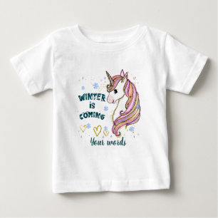 Erstellen Sie Ihr eigenes Wintermonat Baby T-shirt