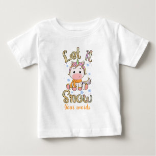 Erstellen Sie Ihr eigenes Wintermonat Baby T-shirt