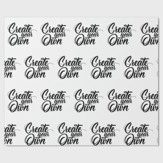 Erstellen Sie Ihr eigenes Wrapper Geschenkpapier (Flach)