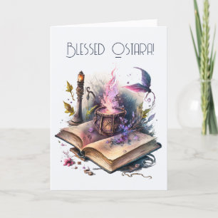 Erstellen Sie Ihr eigenes Zauberbuch für die Natur Feiertagskarte