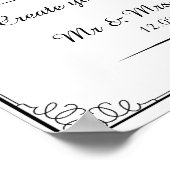 Erstellen Sie Ihr eigenes Zeichen mit dieser Vorla Poster (Ecke)