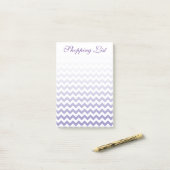 Erstellen Sie Ihr eigenes Zickzack Ombre-Muster Post-it Klebezettel (Auf Schreibtisch)