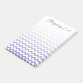 Erstellen Sie Ihr eigenes Zickzack Ombre-Muster Post-it Klebezettel (angewinkelt)