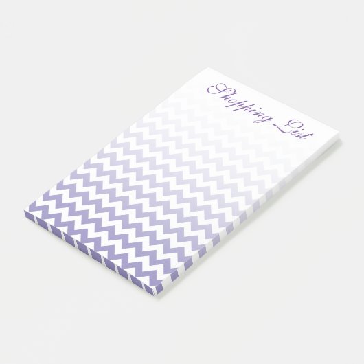 Erstellen Sie Ihr eigenes Zickzack Ombre-Muster Post-it Klebezettel (angewinkelt)