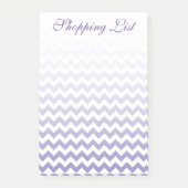 Erstellen Sie Ihr eigenes Zickzack Ombre-Muster Post-it Klebezettel (Vorderseite)