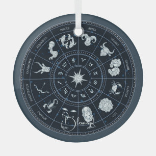Erstellen Sie Ihr eigenes Zodiakrad Ornament Aus Glas