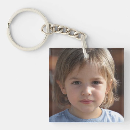 Erstellen Sie Ihr eigenes zweiseitiges Foto Schlüsselanhänger (Vorderseite)