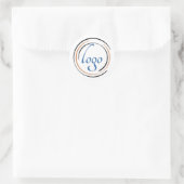 Erstellen Sie Ihr Firmenlogo Runder Aufkleber (Tasche)