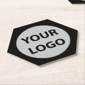 Erstellen Sie Ihr Firmenlogo Untersetzer (angewinkelt)