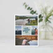 Erstellen Sie Ihr Foto für Ihr Angelabenteuer Post Postkarte (Stehend Vorderseite)