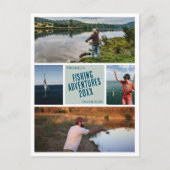 Erstellen Sie Ihr Foto für Ihr Angelabenteuer Post Postkarte (Vorderseite)