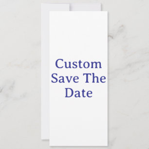 Erstellen Sie Ihr individuelles 10 cm x 23,5 cm Fo Save The Date