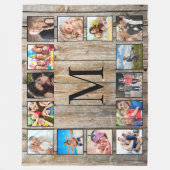 Erstellen Sie Ihr individuelles Foto Collage Rusti Fleecedecke (Vorderseite)