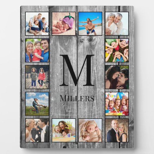Erstellen Sie Ihr individuelles Foto Collage Rusti Fotoplatte (Vorderseite)