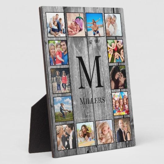 Erstellen Sie Ihr individuelles Foto Collage Rusti Fotoplatte (Seite)