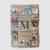 Erstellen Sie Ihr individuelles Foto Collage Rusti Golfhandtuch (Vorderseite)