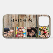 Erstellen Sie Ihr individuelles Foto Collage Rusti iPhone Hülle (Rückseite (Horizontal))