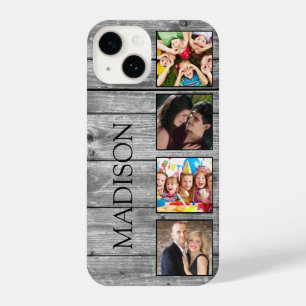 Erstellen Sie Ihr individuelles Foto Collage Rusti iPhone 14 Hülle