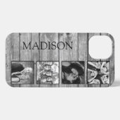 Erstellen Sie Ihr individuelles Foto Collage Rusti iPhone Hülle (Rückseite (Horizontal))