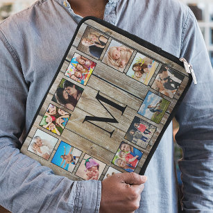 Erstellen Sie Ihr individuelles Foto Collage Rusti Laptopschutzhülle