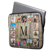 Erstellen Sie Ihr individuelles Foto Collage Rusti Laptopschutzhülle (Vorderseite Links)