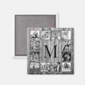 Erstellen Sie Ihr individuelles Foto Collage Rusti Magnet (Vorderseite/Rückseite)