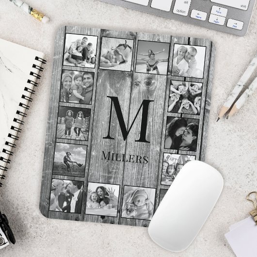 Erstellen Sie Ihr individuelles Foto Collage Rusti Mousepad