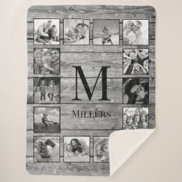 Erstellen Sie Ihr individuelles Foto Collage Rusti Sherpadecke