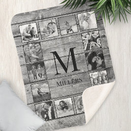 Erstellen Sie Ihr individuelles Foto Collage Rusti Sherpadecke