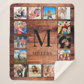 Erstellen Sie Ihr individuelles Foto Collage Rusti Sherpadecke (Vorderseite)