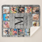 Erstellen Sie Ihr individuelles Foto Collage Rusti Sherpadecke (Vorderseite (Horizontal))