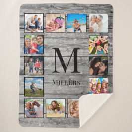 Erstellen Sie Ihr individuelles Foto Collage Rusti Sherpadecke