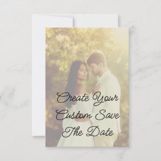 Erstellen Sie Ihr individuelles Save-The-Date RSVP Karte