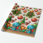 "Erstellen Sie Ihr individuelles Weihnachtswrappin Geschenkpapier (Ungerollt)